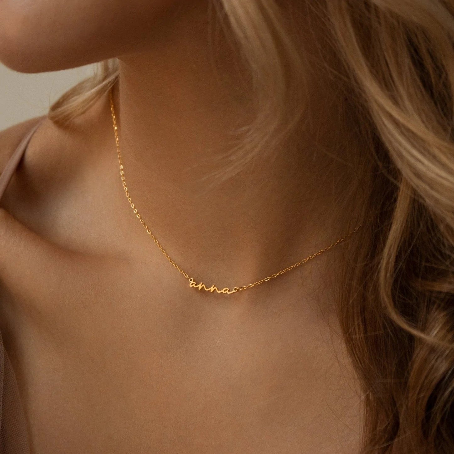 Tiny Name Necklace - Lifetime Warranty