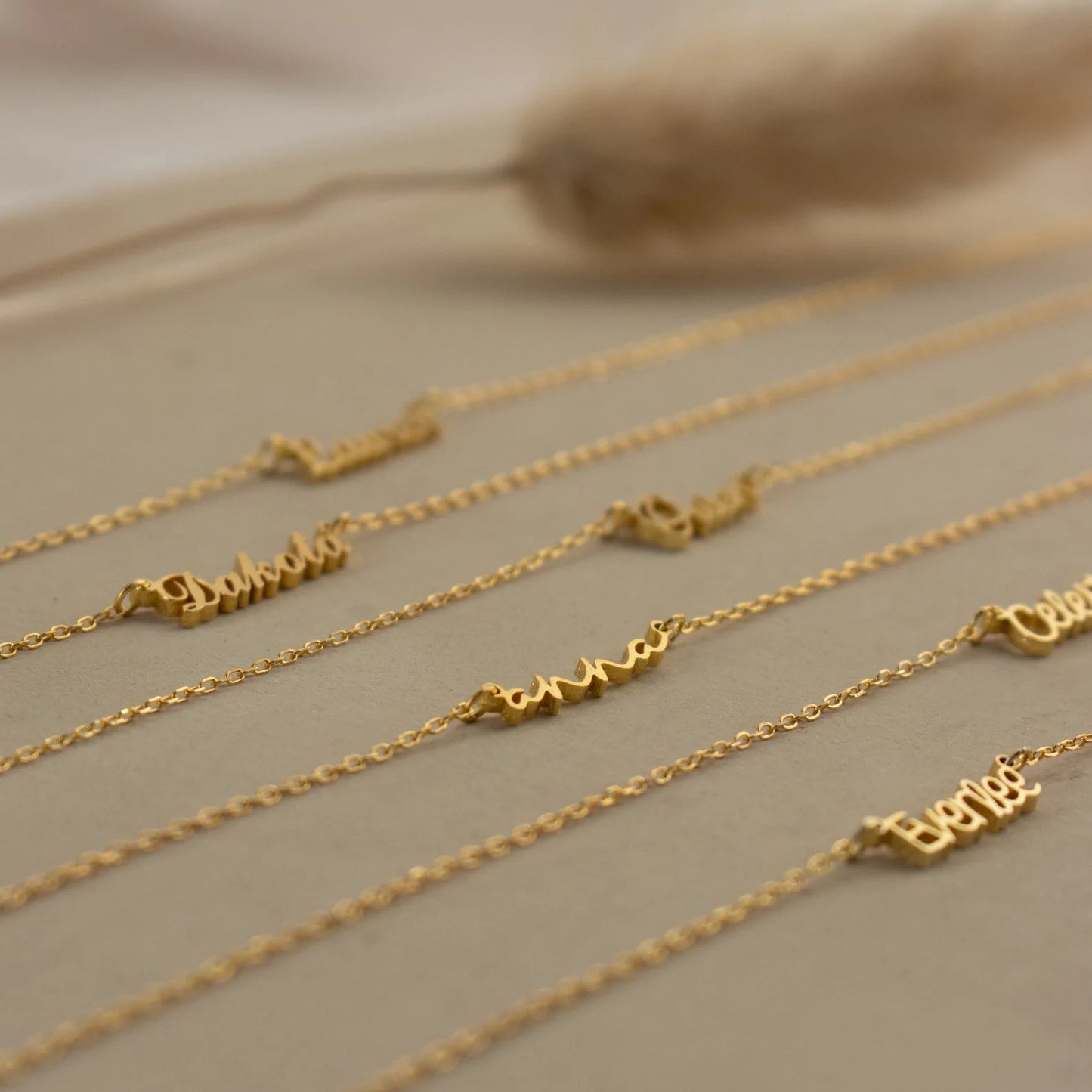 Tiny Name Necklace - Lifetime Warranty