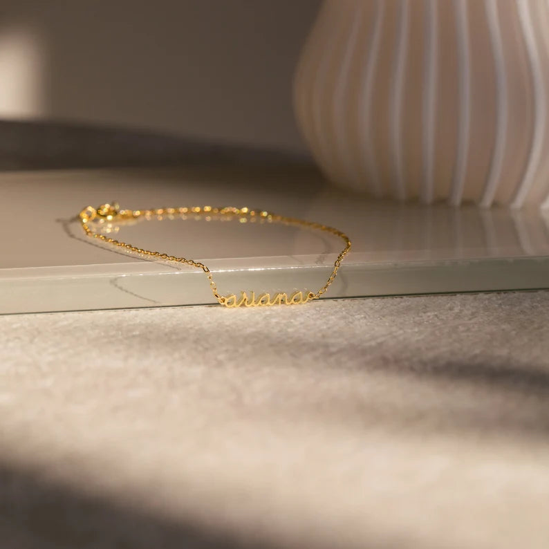 Tiny Name Bracelet - Most Sold