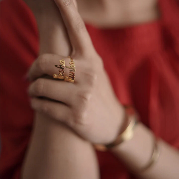 Two Name Ring