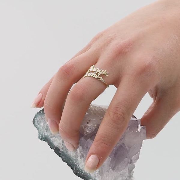 Two Name Ring