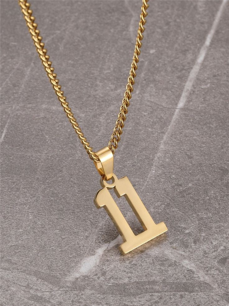 Numbers Pendent For Men's