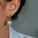 18K Gold-Plated Elegant Beaded Earrings