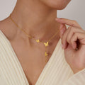 18K Gold Plated Butterfly Necklace