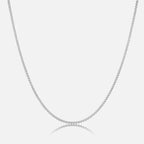 Custom Men's Chain Necklace, Personalized Men's Silver Necklace, Waterproof Jewelry For Men, Engraved Boyfriend Gift, Husband Gift, Dad Gift